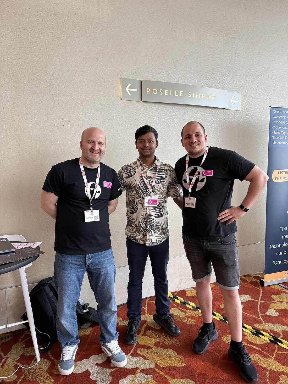 Akshat with Michael Staib and Pascal Senn
